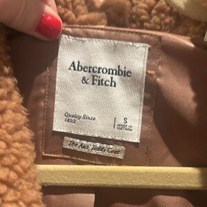 Abercrombie & Fitch Warm Brown Teddy Jacket
